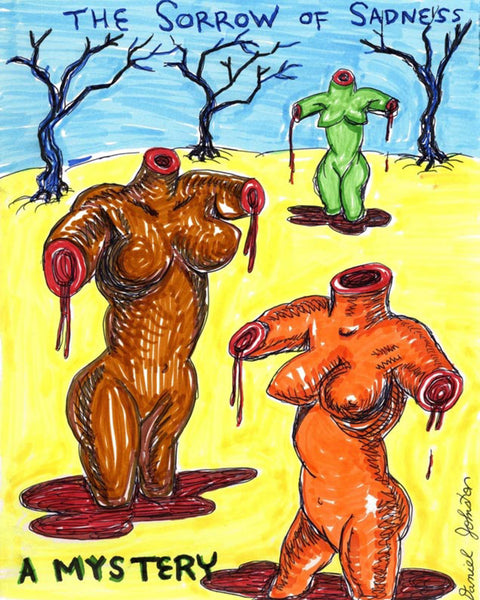 Daniel Johnston "The Sorrow Of Sadness" Limited Edition Hand Signed Print, 2018