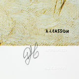 Alfred Joseph Casson "Early Snow" Serigraph, 1991