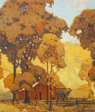 Alfred Joseph Casson "Autumn Afternoon" Serigraph, 1991