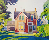 Alfred Joseph Casson "Old House on Bayview" Serigraph, 1991