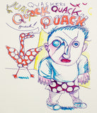 Daniel Johnston "Quack" Limited Edition Hand Signed Print, 2009