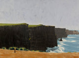 Hugh Thompson "Cliffs of Moher, County Clare" Oil on Canvas, 2001