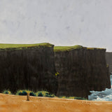 Hugh Thompson "Cliffs of Moher, County Clare" Oil on Canvas, 2001
